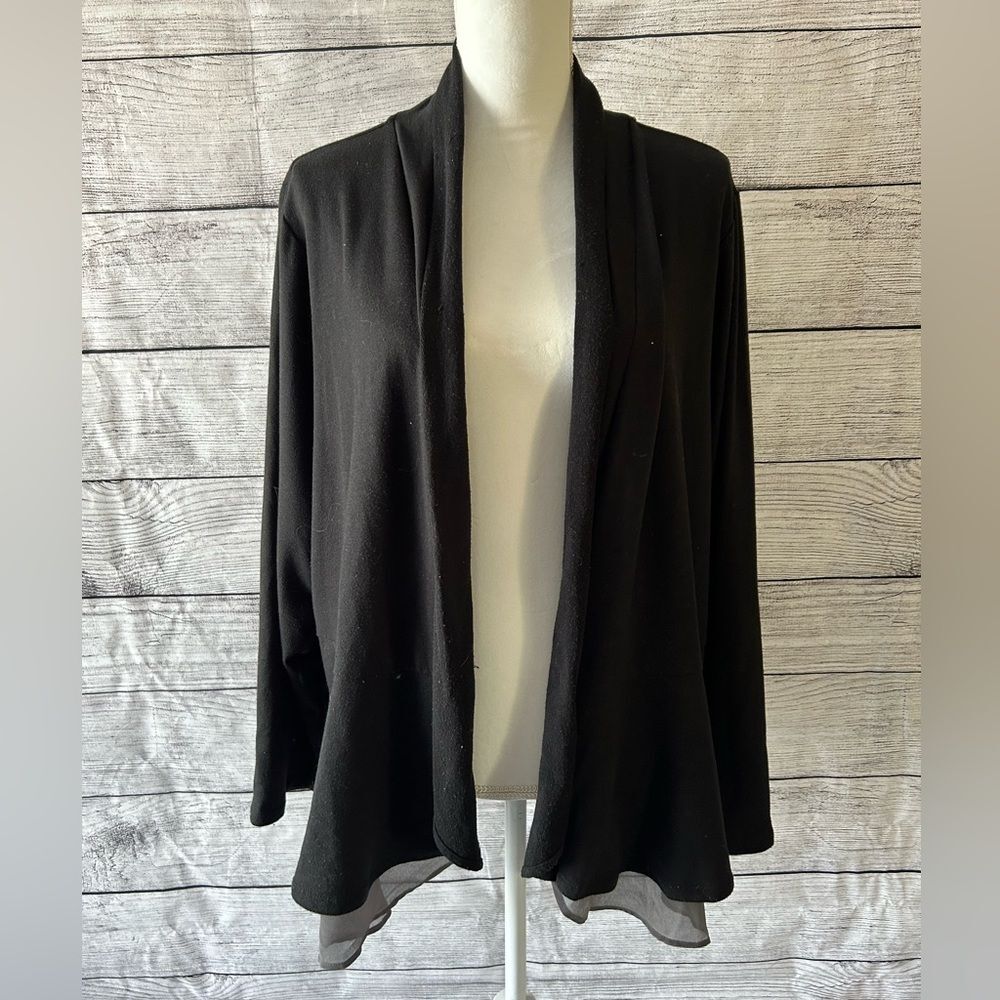 LOGO Lounge faux layered cardigan size 3X